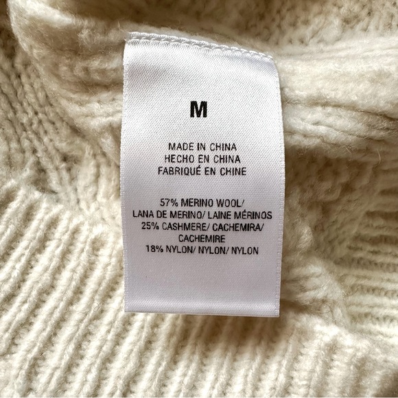 Favorite Daughter Wool Cashmere Cable Knit Skirt - Picture 9 of 11